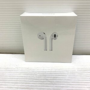 MIN【未使用品】 MSMK Apple Air Pods with charging Case MV7N2J/A 第2世代 ワイヤレスイヤホン 〈93-240518-ME-10-MIN〉