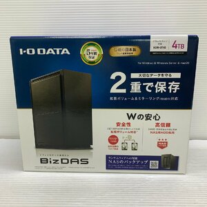 MIN【未使用品】 MSMK IODATA 2ドライブ搭載 外付ハードディスク 4TB HDW-UT4B アイ・オーデータ 〈88-240518-ME-13-MIN〉