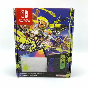 FUR【中古】完備品 Nintendo Switch (有機ELモデル) スプラトゥーン3エディション 動作確認済み【034-240528-ZU-03-FUR】