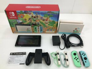 [TAG* used ](5)*1 jpy ~*Nintendo Switch body Gather! Animal Crossing set * operation OK * soft lack of * screen scratch have 034-240521-YK-25-TAG