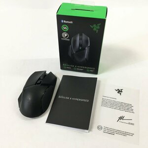 TEI【現状渡し品】 Razer Basilisk X HyperSpeed RZ01-03150100-R3A1 ゲーミング ※レシーバー欠品 動作未確認 〈88-230401-TS-8-TEI〉