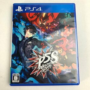 FUZ【中古品】 PS4ソフト ペルソナ5 スクランブル ザ ファントム ストライカーズ PlayStation 4 プレステ4 〈27-240509-VT-9-FUZ〉