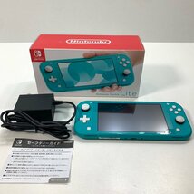 FUZ【中古品】 Nintendo SwitchLite スイッチライト本体 ターコイズ やや使用感あり 〈34-240514-M-12-FUZ〉_画像1