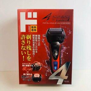 ICH【未使用品】 未開封 AQUA BLADE Standard4 アクアブレード GS-5566-RE レッド 4枚刃 シェーバー 〈106-240528-aa2-ICH〉