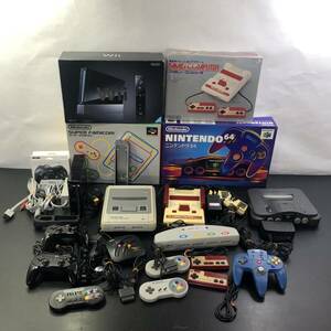 A22 1 jpy ~ Junk nintendo Famicom body four angle button controller Super Famicom multi tap 64 Wii etc. summarize FC SFC N64