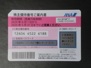 ANA株主優待券★１枚★2025年5月末まで