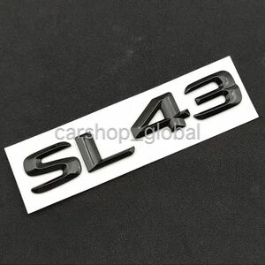 メルセデス ベンツ SLクラス SL43 リア トランクエンブレム ブラック 凹凸タイプ ステッカー R232 63/55 AMG等