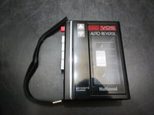 National　No.RQ-382　Mini Cassette Recorder　稼動品　ジャンク