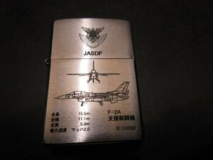 17　Zippo　オイルライター　JASDF　F-2A　支援戦闘機　放火器　シール付