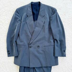 美品 ADNEAL スーツ セットアップ グリーン ブルー 46