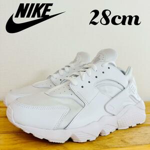 極美品 NIKE AIR HUARACHE ナイキ エアハラチ ホワイト スニーカー 28cm　DD1068-102