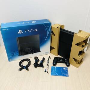 【動作品】 SONY PS4 本体 CUH-1200AB 500GB 箱つき ソニー プレステ プレイステーション PlayStation ブラック Black ②