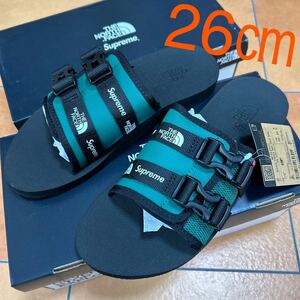 26センチ 新品 The North Face × Supreme Trekking Sandal Green ザ ノースフェイス シュプリーム トレッキングサンダル エヴァーグリーン