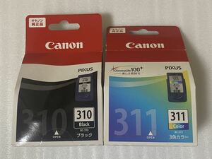 【未開封・期限切れ】Canon PIXUS FINEインクカートリッジ BC-310ブラック/311カラー 2箱set