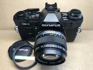 OLYMPUS OM-4 オリンパス フィルムカメラ MF一眼レフ　単焦点レンズ G.ZUIKO AUTO-S 50mm f1.14