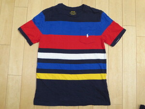 *RalphLoren* Ralph Lauren * T-shirt * border *L size (14-16)*160