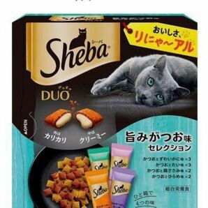 シーバ デュオ 旨みがつお味セレクション　成猫用 200g×12箱　キャットフード　賞味期限2025年7月以降