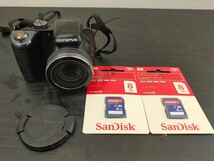 1円〜☆ OLYMPUS オリンパス デジタルカメラ SP-820UZ 未使用SDカード2枚_画像1