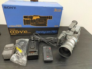 1円〜☆ SONY ソニー ハンディカム デジタルビデオカメラ CCD-VX1ハンディカムプロ CCD Hi8ビデオカメラ