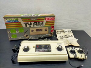 1円〜☆ TOMY TV FUN COLOR MODEL 602 昭和レトロ TVゲーム 