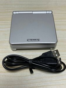 ゲームボーイアドバンスSP プラチナシルバー AGS-S-ZVA