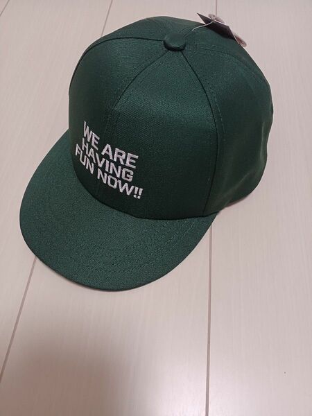 【未使用】キャップ　帽子　男女兼用　グリーン