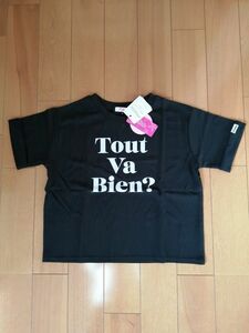 ピンクラテ　半袖150 Tシャツ150 半袖Tシャツ ブラック