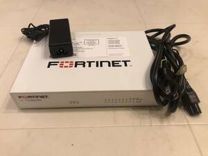 ライセンス:2025/7/17★FORTINET／FortiGate-60E★最新FW7.2.8★自作UTM設定(youtube映像付)&最新FortigateCloudマニュアル★補償1カ月間