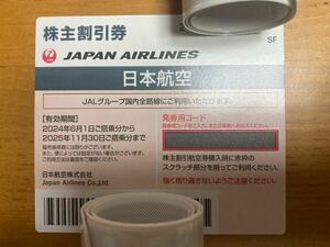 JAL株主割引券　1枚　【最新】2024年6月1日搭乗分から2025年11月30日搭乗分まで