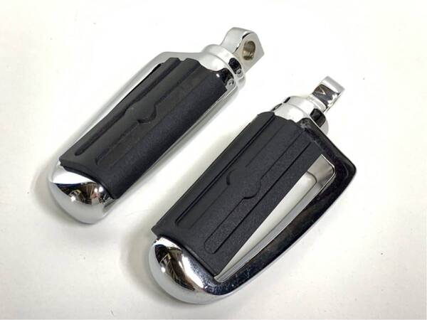 倉庫整理 新品 ハーレー用 クローム オス型 マウント ステップ ペグ フッド 左右SET ブレイクアウト スポーツスター ダイナ LX883 48 1