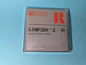 3.5MF2DH TYPE2 5枚　MICRO FLOPPY DISK マイクロフロッピーディスク　RICOH リコー