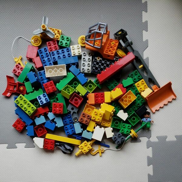 LEGO レゴブロック デュプロ おもちゃ いろいろ レアパーツ入り 洗浄済