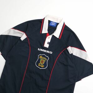 TH2663▽サッカー スコットランド代表*97*ホーム*UMBRO/アンブロ製*背番号12*半袖 レプリカ ユニフォーム*メンズLの画像3