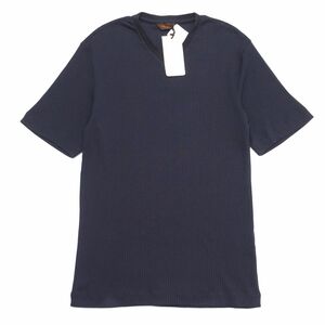 TG6032：未使用*Paul Smith/ポールスミス*メンズ*リブニットTシャツ*Vネック*カットソー*M*ネイビー