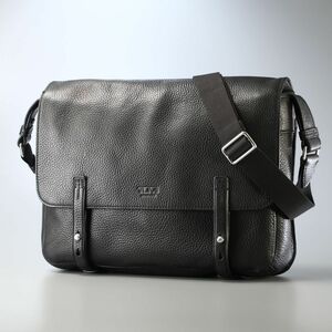 MF9431：TUMI/トゥミ*9431*メンズ*レザーショルダーバッグ*メッセンジャーバッグ*鞄*ブラック