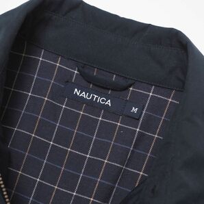TH4942◎NAUTICA ノーティカ ワンポイント刺繍 ジップアップ ブルゾン スイングトップ ジャケット ネイビー系 サイズMの画像8