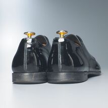 GP7331//イタリア製*サルヴァトーレフェラガモ*7.5EE/パテントレザー/プレーントゥ/エナメルシューズ/革靴/黒/ブラック_画像4