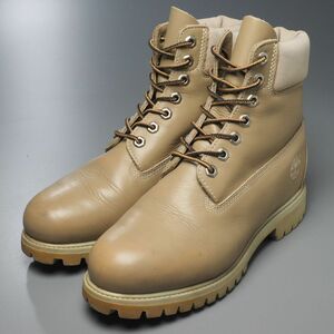 TG7477//*ティンバーランド/Timberland*27067/メンズ7.5W/プレーントゥ/レースアップブーツ/レザーブーツ/ショートブーツ/革靴