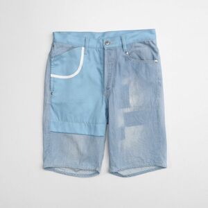 TH0425*08 circus /08sircus* button fly *sinchi back * used processing switch * Denim short pants / shorts / shorts * blue series * men's *1/46