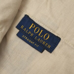 TG4770◇ポロラルフローレン/Polo Ralph Lauren メンズ30×32 タロンジップ ノータック コットンパンツ ジョガーパンツ ベージュ系の画像8