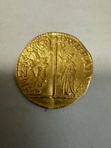 中世ヴェネチア共和国　ディカット金貨　_画像1