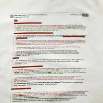 MM6 Maison Margiela エムエムシックス メゾン マルジェラ オーバーサイズ E-mail プリント Tシャツ 男女兼用 表記M 実寸メンズXL 半袖_画像6