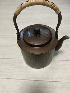 銅瓶　山川堂　北越堂　2個　1580g 茶道具　湯沸　急須　レトロ　時代物