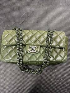 【リユース品】 シャネル CHANEL バッグ ショルダーバッグ マトラッセ25Wフラップチェーンショルダーバッグ A01112 ブラック/シルバー金具