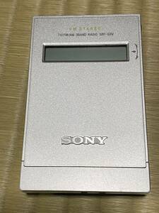 （21）SONY ソニー ポケットラジオ　TV/FM/AM 3BAND SRF-GW