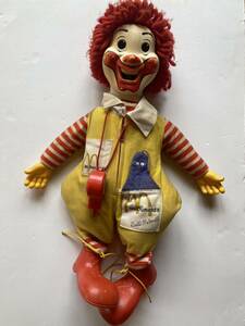 (A) Vintage Дональд * McDonald's кукла фигурка общая длина примерно 55cm retro редкий 