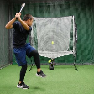 NEW auto return * front tosFTM-270AR AC adaptor attaching toss machine batting practice tee batting field force 