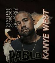 00s Kanye West Pablo Tee Shirt カニエウエスト Tシャツ HipHop RapTee ラップティー 2Pac Nas Jay-Z Biggie De la soul Snoop Dogg _画像3