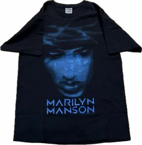 00s MARILYN MANSON 2011 Tour Tee Shirt Marilyn Manson Tour футболка Band частота Rock блокировка Vintage Vintage 90s
