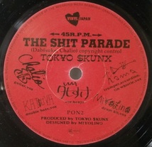 7inch EP Tokyo Skunx The Shit Parade 片面シングル ラスティック ロカビリー ネオロカ サイコビリー_画像1